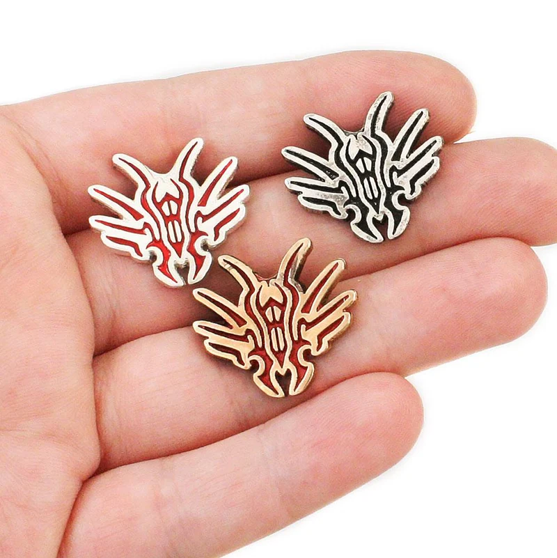 Pin con glifo de los Dustbringers de Chach - Plata de ley