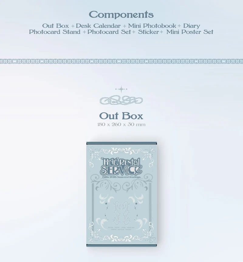 BILLLIE - 2026 SEASON'S GREETINGS (HALO RENTAL SERVICE) + Extra Photocard