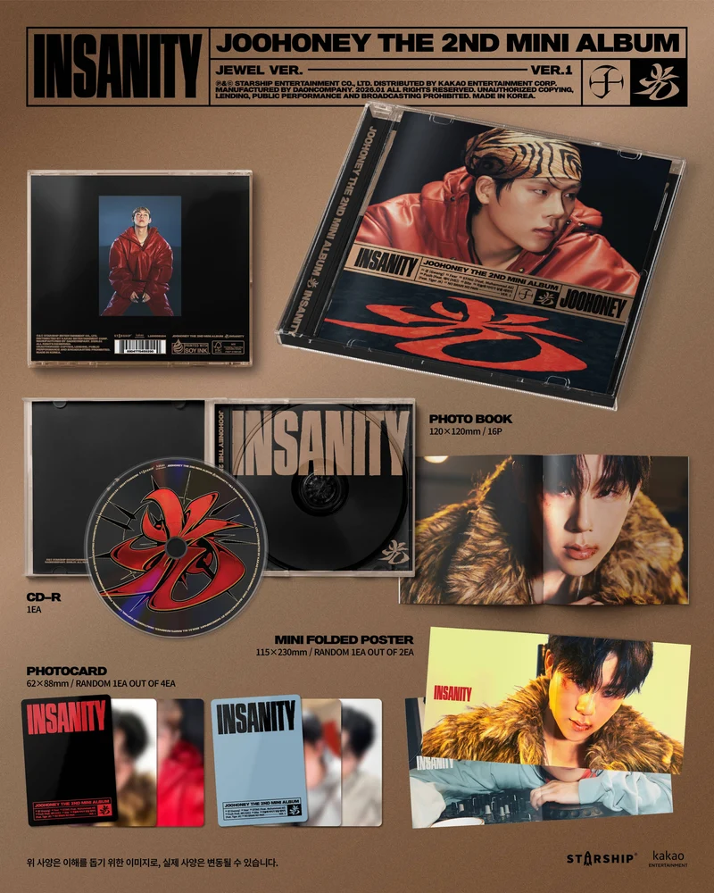 JOOHONEY (MONSTA X) - 光 (INSANITY) (JEWEL VER.)