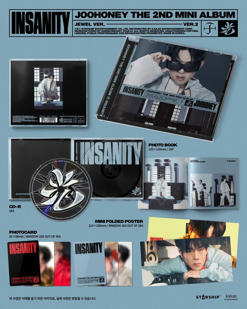 JOOHONEY (MONSTA X) - 光 (INSANITY) (JEWEL VER.)