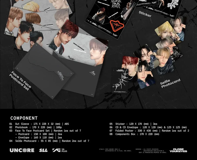 CLOSE YOUR EYES - BLACKOUT (BLACKOUT VER.) SIGNED