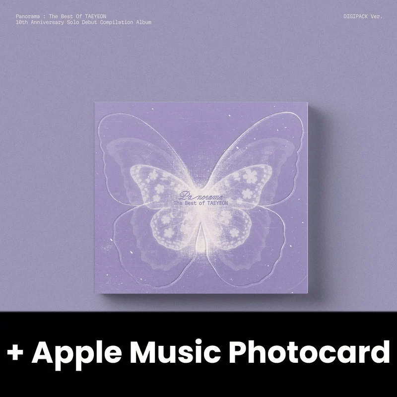 TAEYEON (SNSD) - PANORAMA : THE BEST OF TAEYEON (DIGIPACK VER.) + Apple Music Photocard