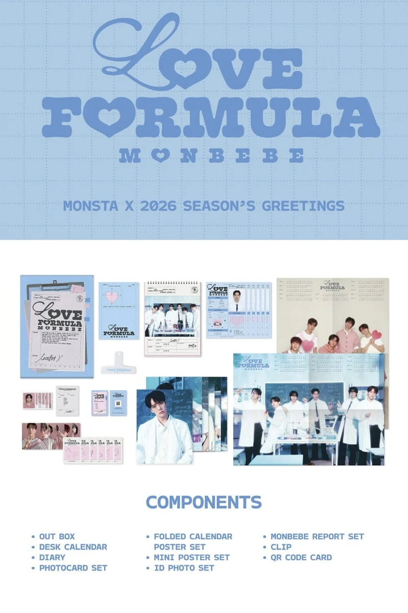 MONSTA X - 2026 SEASON'S GREETINGS + POB STARSHIP SQUARE PHOTOCARD