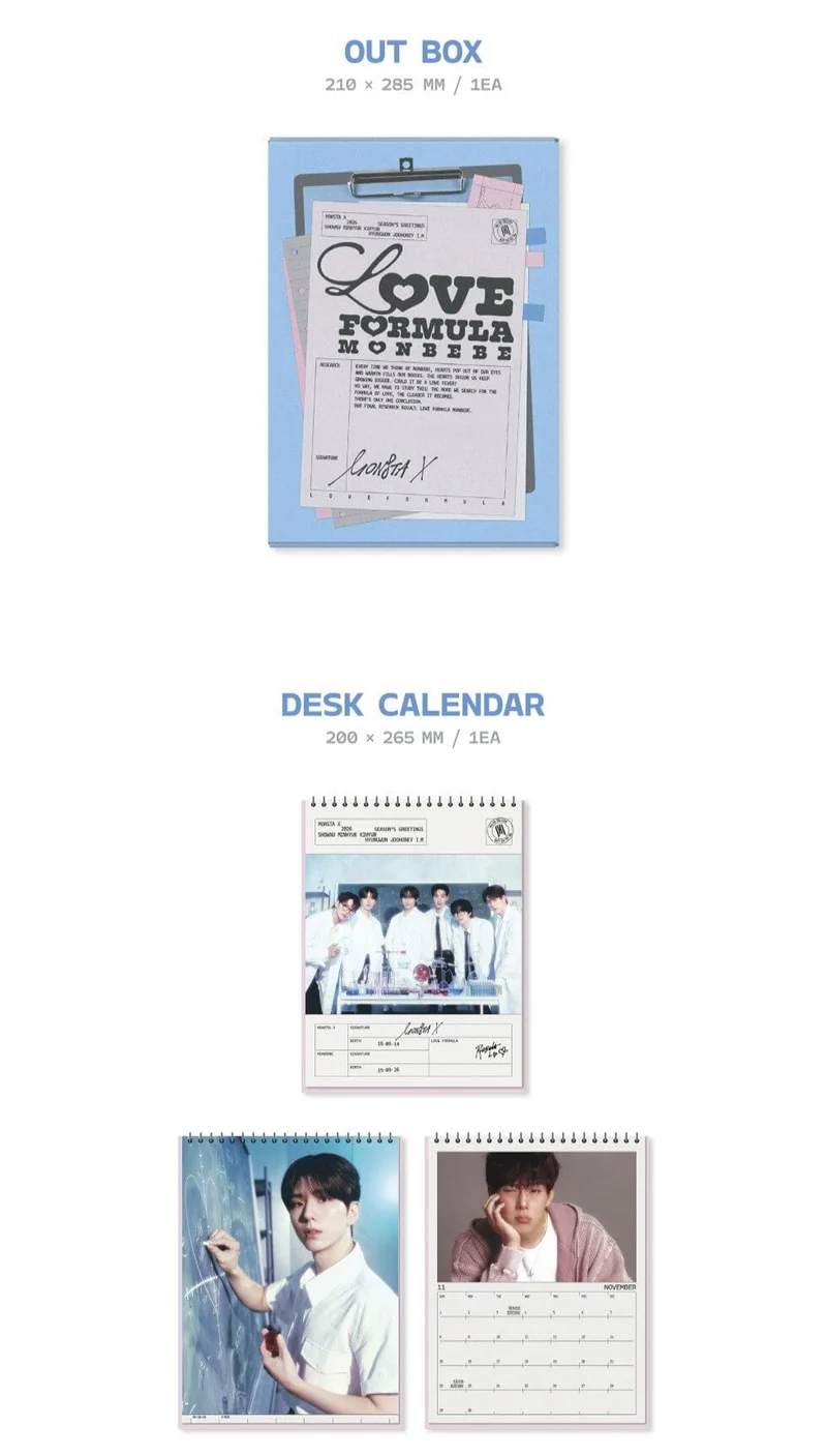 MONSTA X - 2026 SEASON'S GREETINGS + POB STARSHIP SQUARE PHOTOCARD