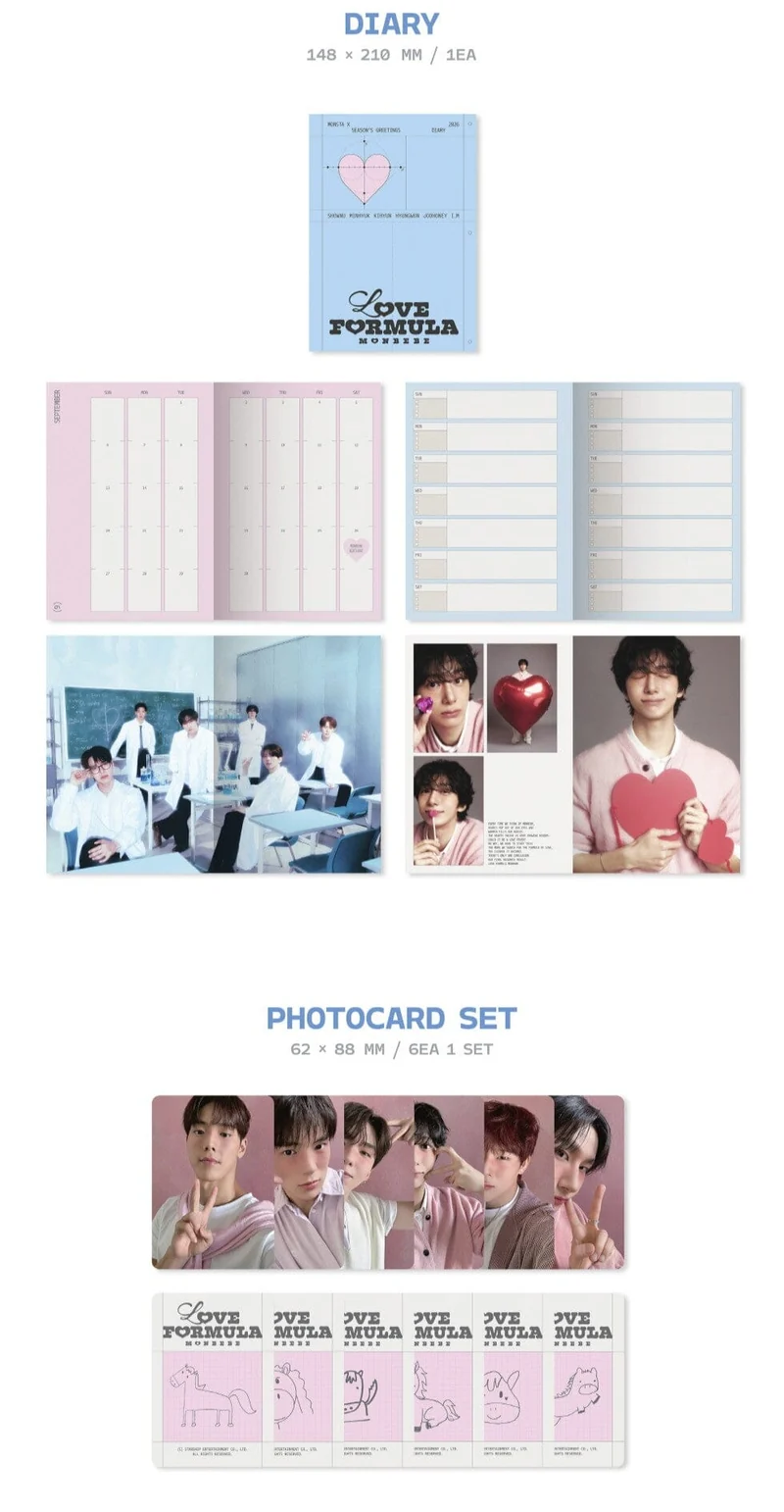 MONSTA X - 2026 SEASON'S GREETINGS + POB STARSHIP SQUARE PHOTOCARD