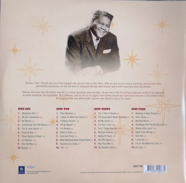 2LP Fats Domino ‎– 40 Golden Classics
