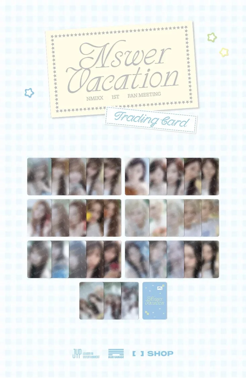 NMIXX - TRADING CARD (1ST FAN MEETING 'NSWER VACATION' OFFICIAL MD)