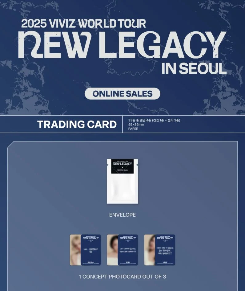 VIVIZ - TRADING CARD (2025 WORLD TOUR 'NEW LEGACY' IN SEOUL)