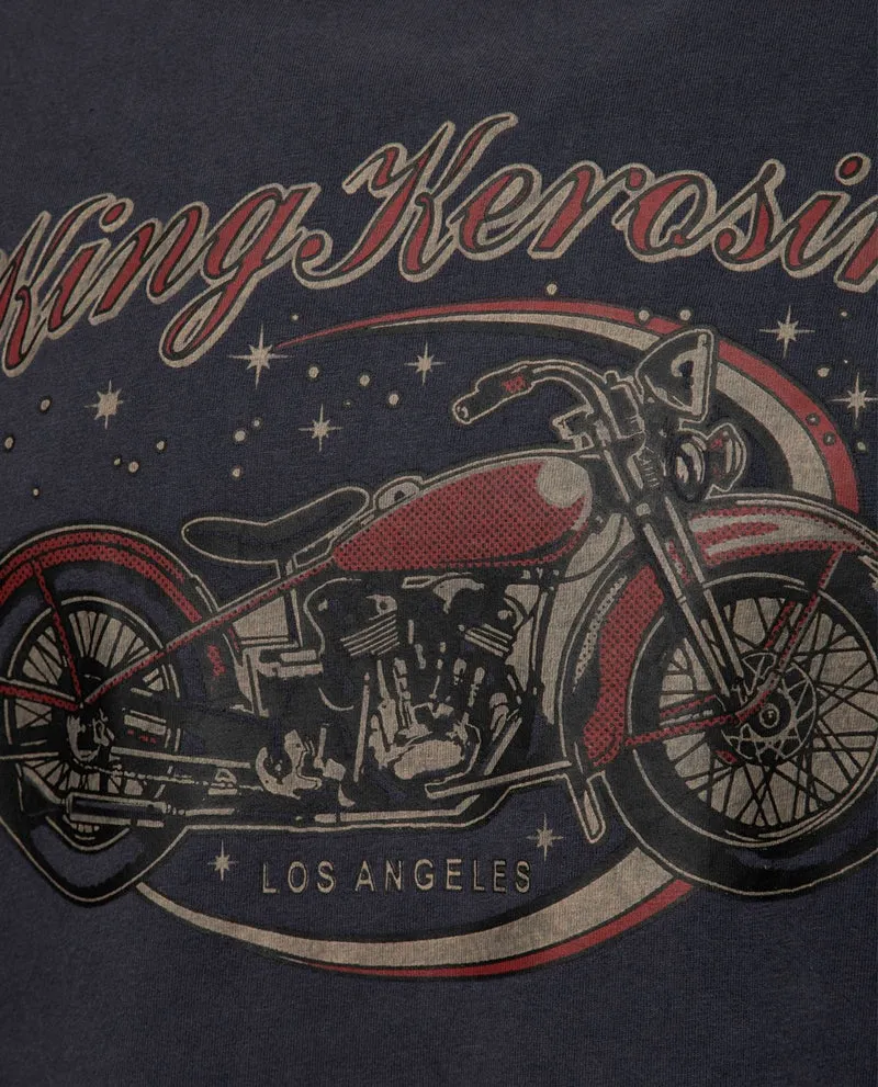 King Kerosin - Camiseta "Bobber" Unisex Negra