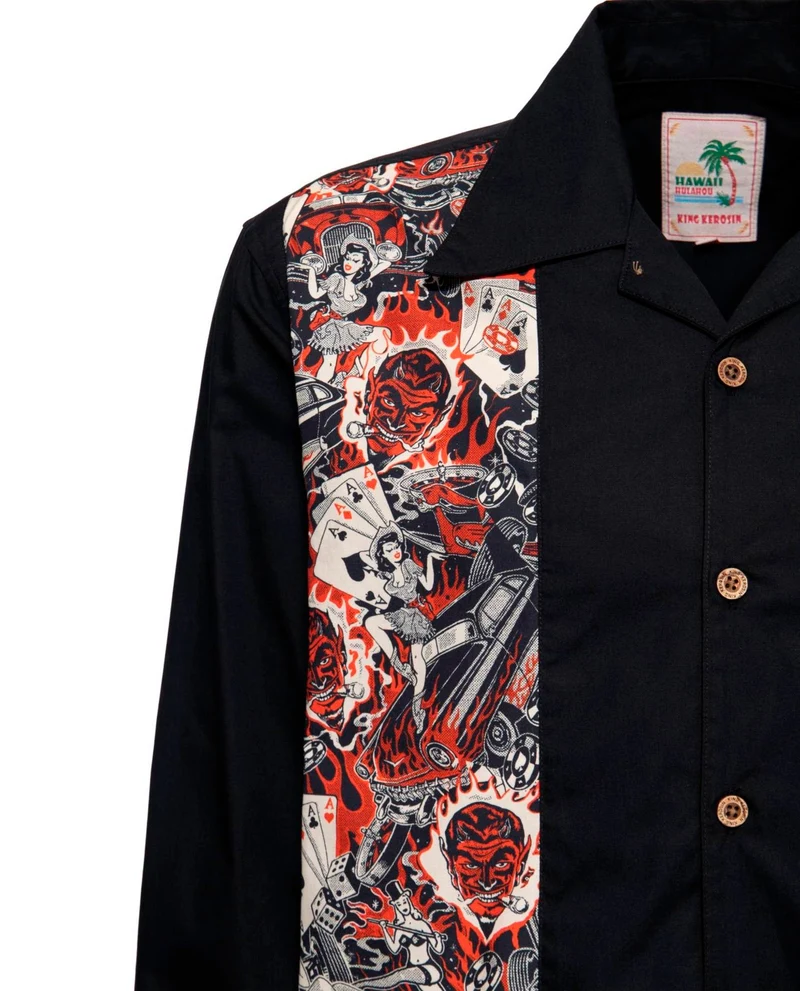 King Kerosin - Camisa "Rockers" Unisex