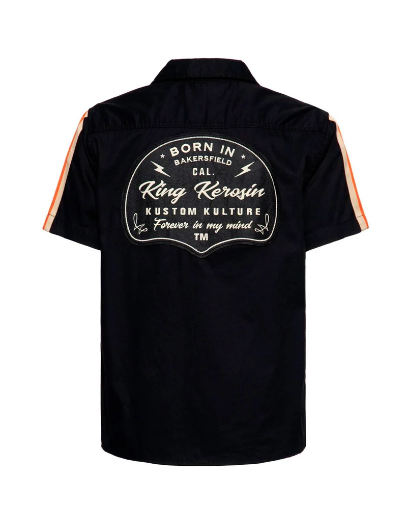 King Kerosin - Camisa "Born in Baskerfield" Unisex