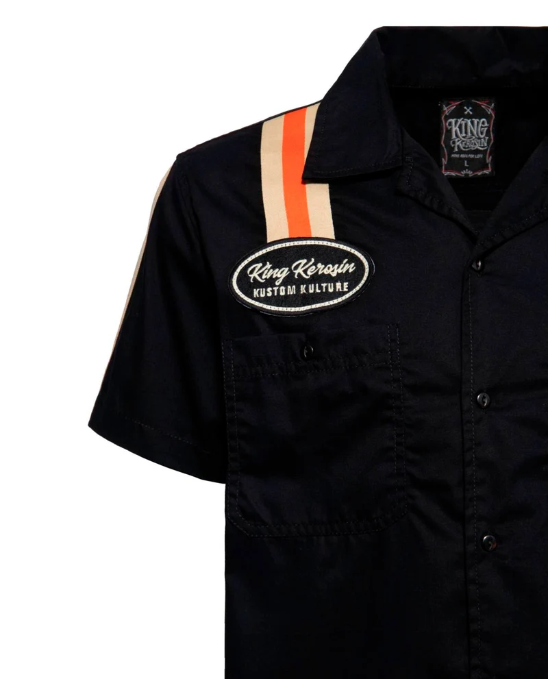 King Kerosin - Camisa "Born in Baskerfield" Unisex
