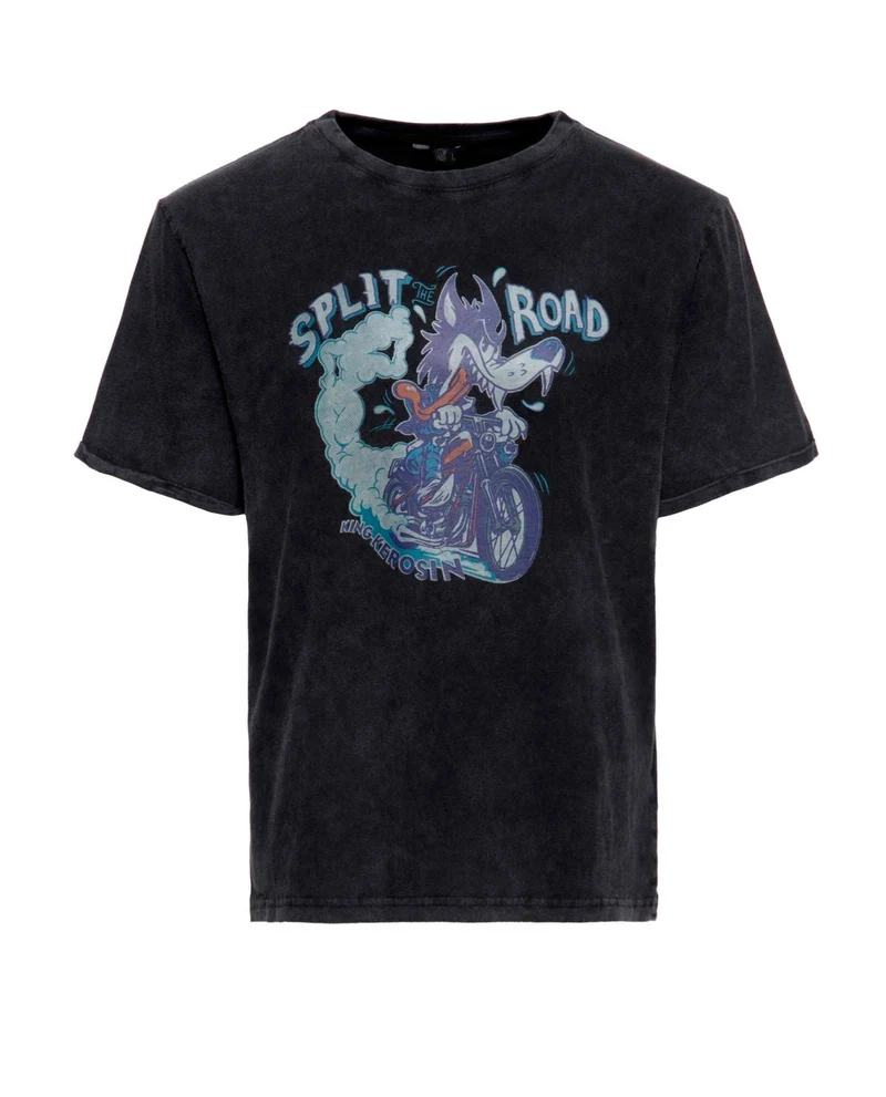 King Kerosin - Camiseta "Split Road" Unisex