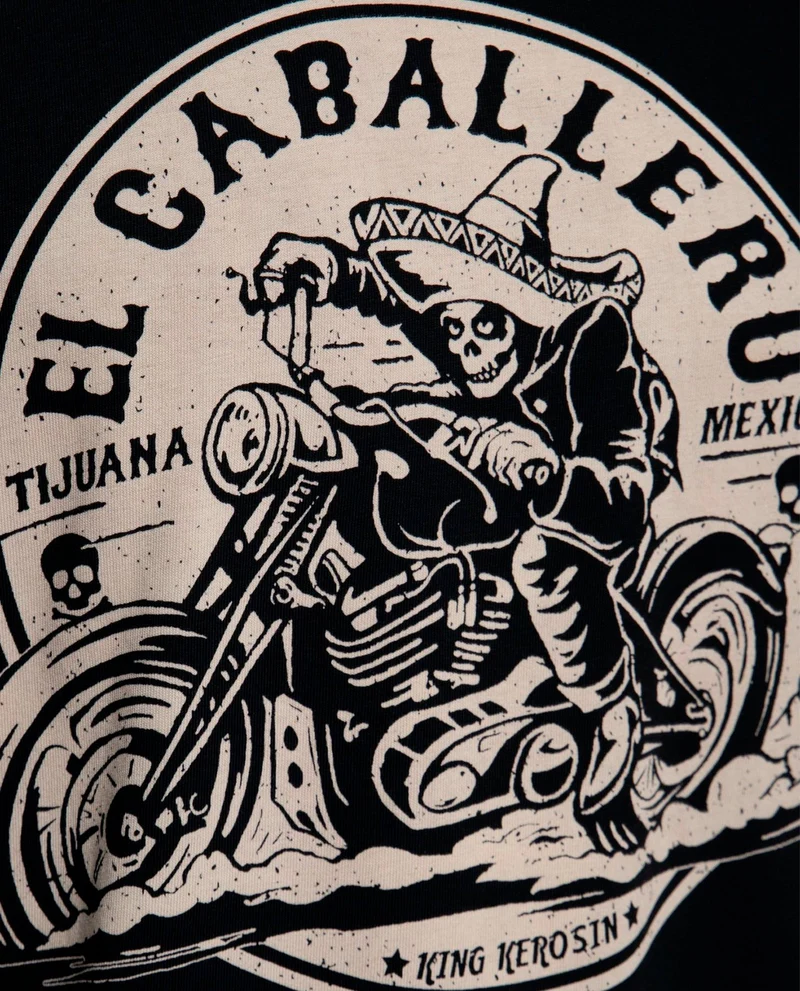 King Kerosin - Camiseta "El Caballero" Unisex