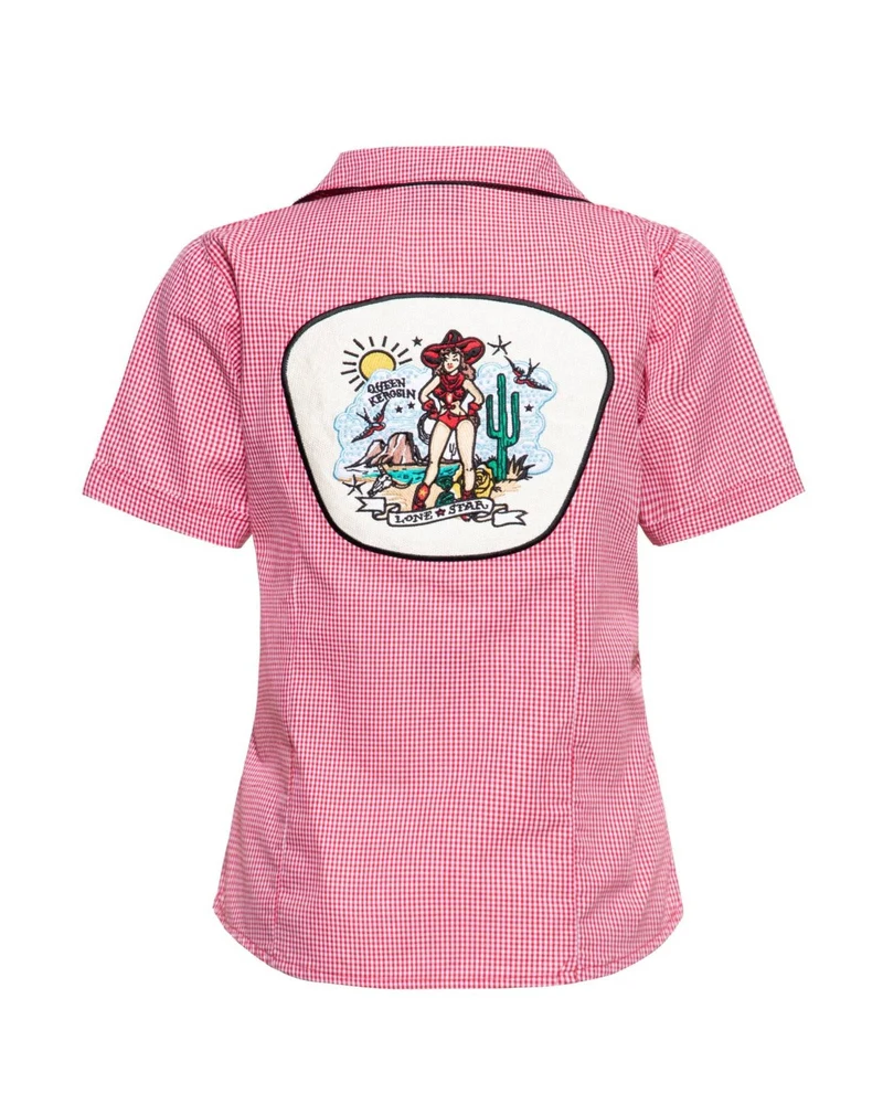 King Kerosin - Camisa "Lone Star" Queen Kerosin - Mujer