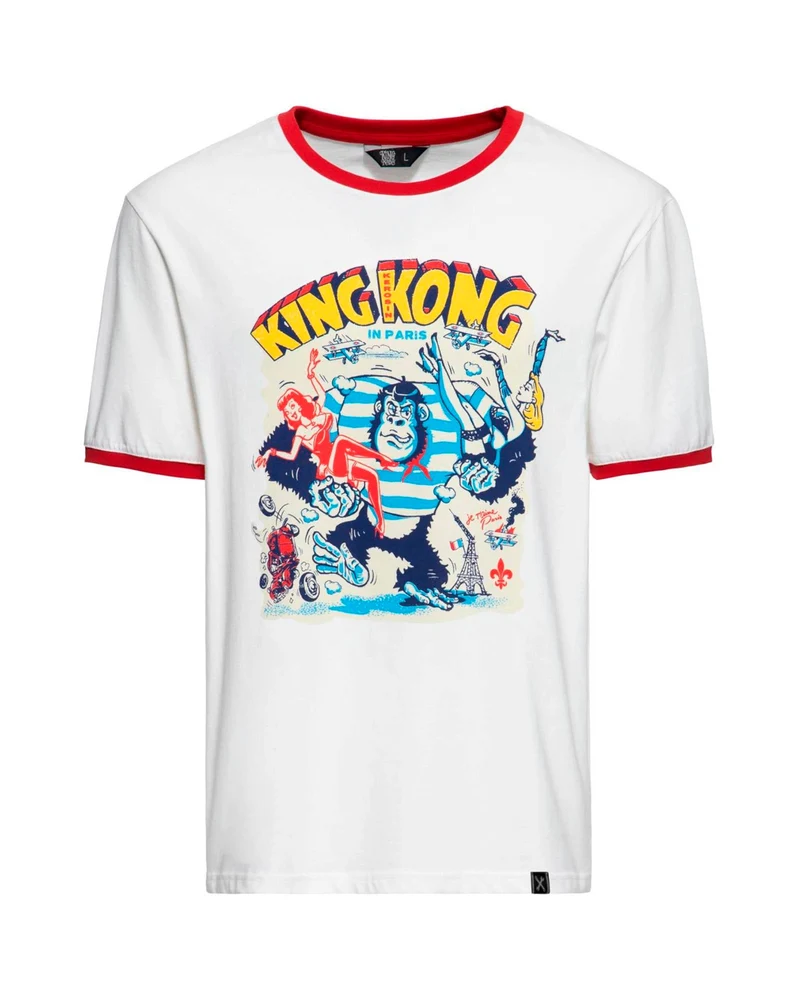 King Kerosin - Camiseta Vintage "Paris" Unisex