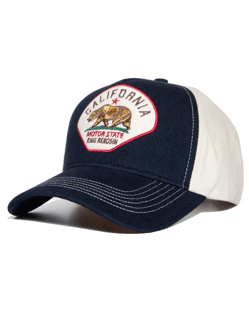 King Kerosin - Gorra "Motor State Denim" Bordada