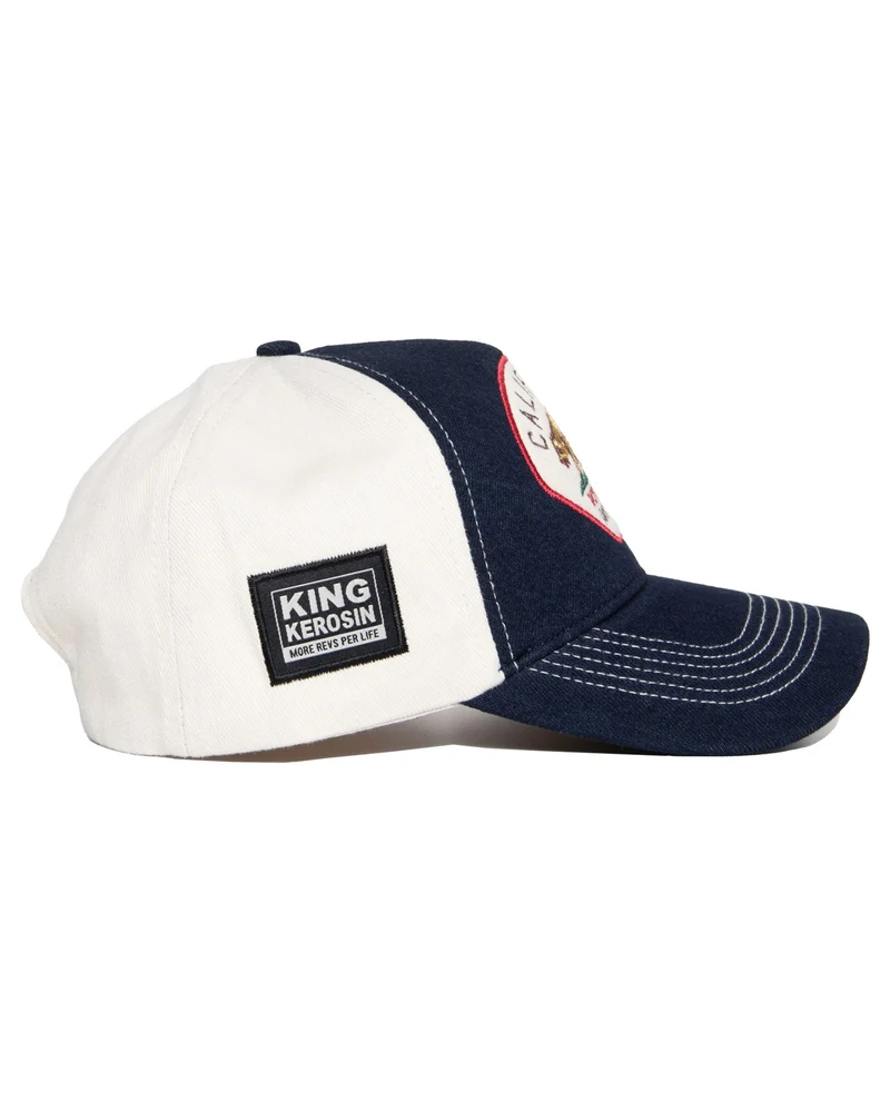 King Kerosin - Gorra "Motor State Denim" Bordada