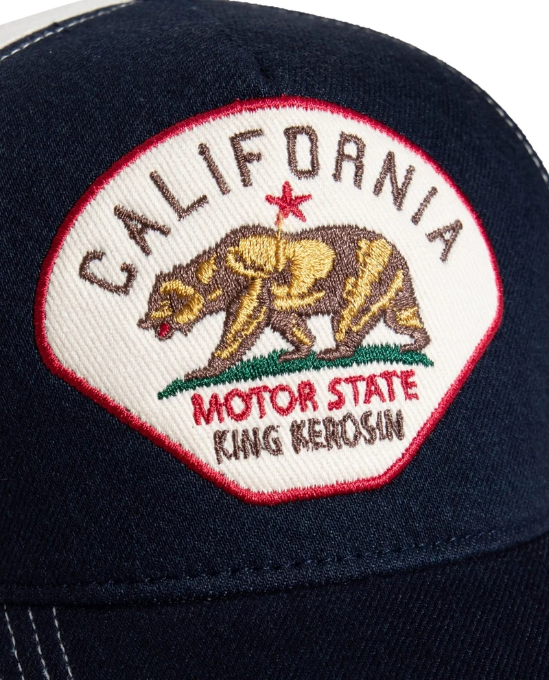 King Kerosin - Gorra "Motor State Denim" Bordada