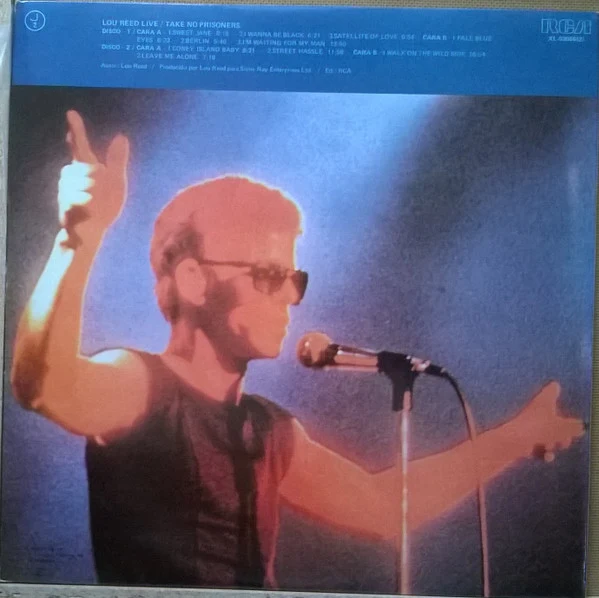 2LP Lou Reed ‎| Lou Reed Live - Take No Prisoners