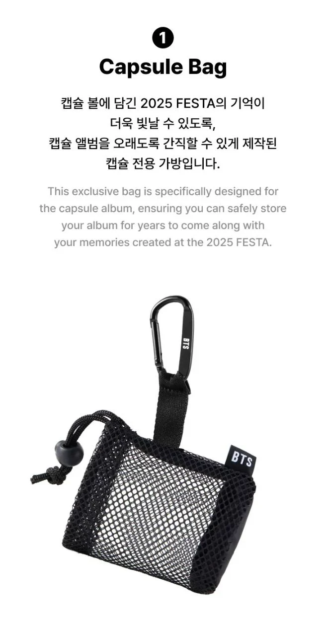 BTS - CAPSULE MERCH FULL PACKAGE (2025 FESTA OFFICIAL MD)