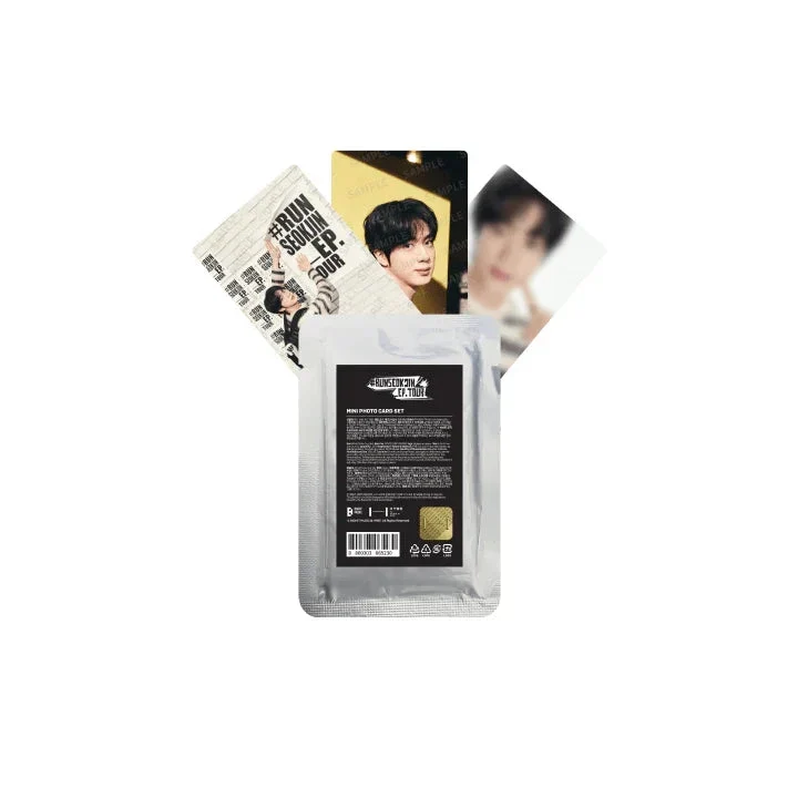 JIN (BTS) - MINI PHOTO CARD SET (RUNSEOKJIN OFFICIAL MD)