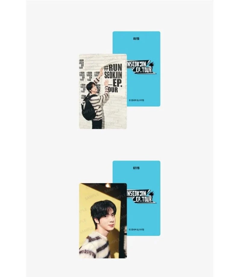 JIN (BTS) - MINI PHOTO CARD SET (RUNSEOKJIN OFFICIAL MD)
