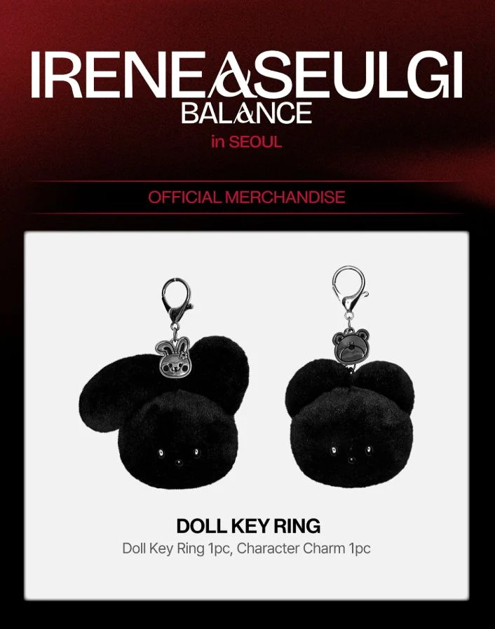 IRENE & SEULGI (RED VELVET) - DOLL KEY RING SET (CONCERT TOUR 'BALANCE' MD)