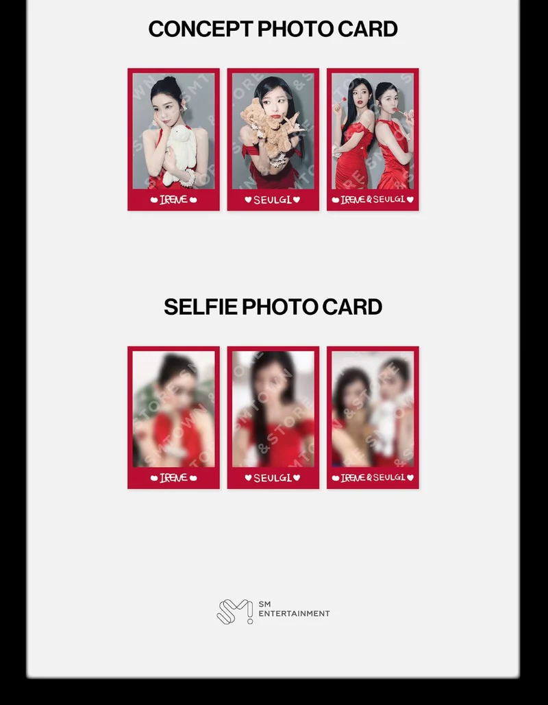 IRENE & SEULGI (RED VELVET) - FORTUNE SCRATCH CARD SET (CONCERT TOUR 'BALANCE' MD)