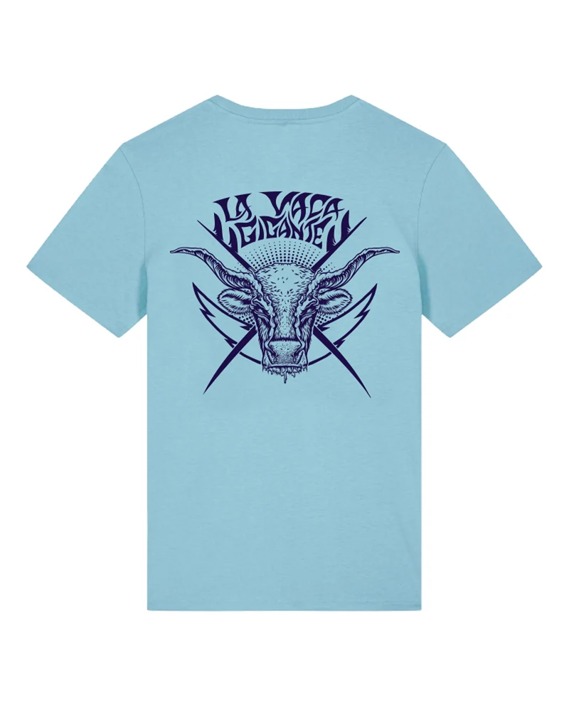 La Vaca Gigante - Camiseta "Logo" Azul