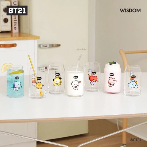 BT21 minini Glass Cup 490ml
