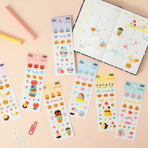 BT21 Sweety Clear Sticker