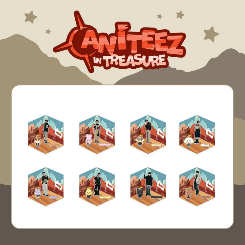 ATEEZ - ANITEEZ IN TREASURE OFFICIAL MD 1