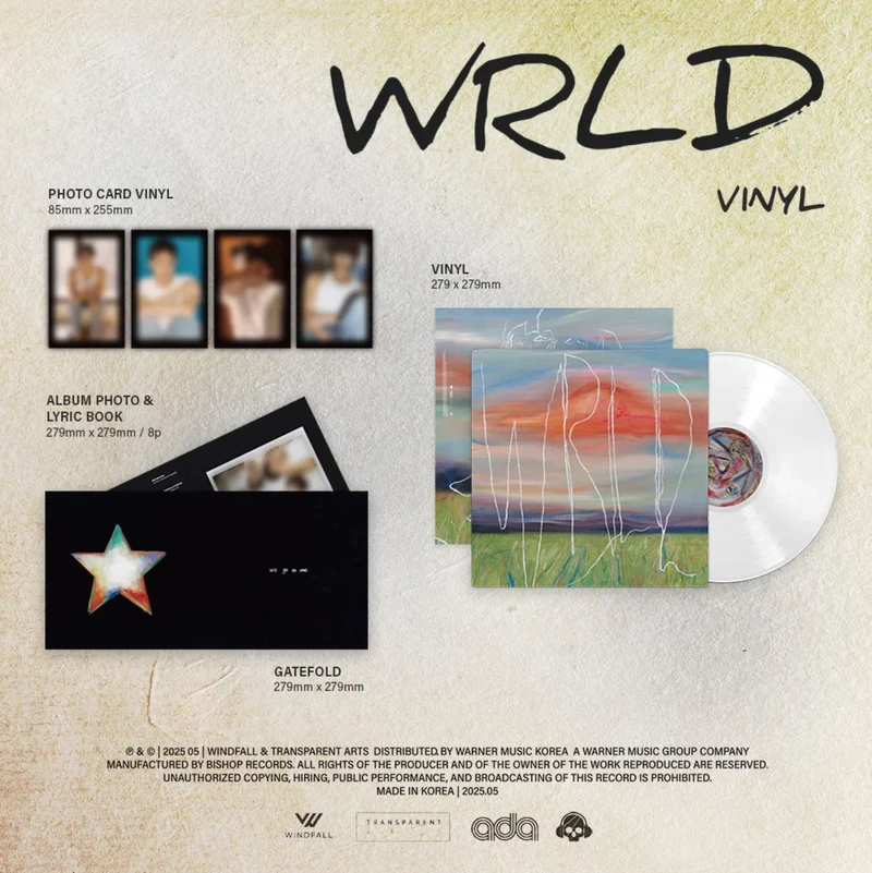 THE ROSE - WRLD (WHITE LP VER.)