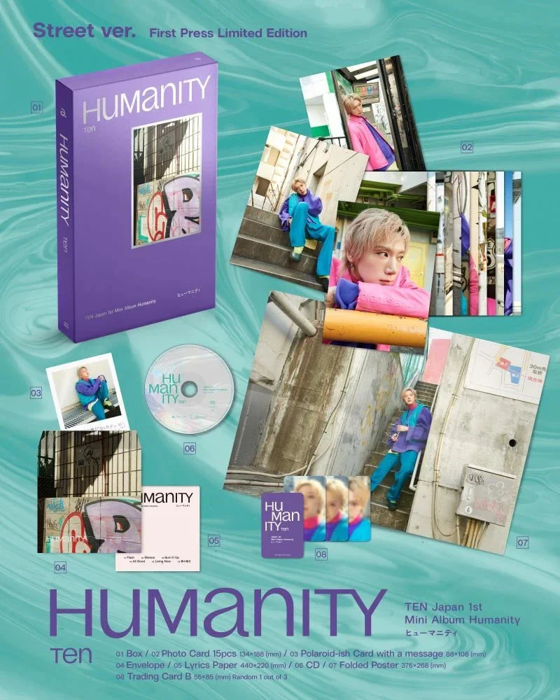 TEN (NCT) - HUMANITY (1ST JAPAN MINI ALBUM)