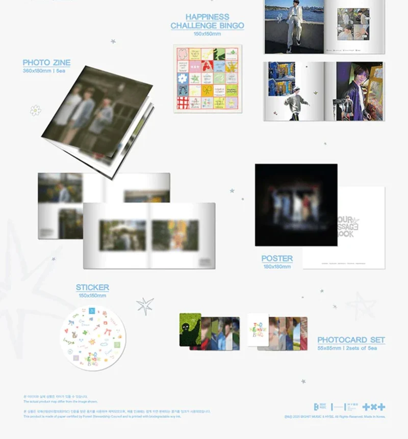 TXT - TOUR MESSAGE BOOK (ACT : PROMISE) + Weverse Gift