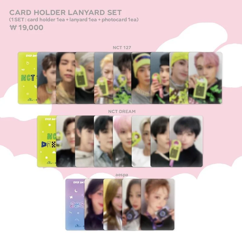 [AESPA] EVER SMTOWN : Kwangya@Everland MD : Card Holder Lanyard Set
