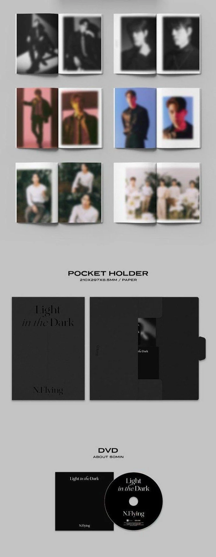 N.Flying - 1st Photobook [Light in the Dark]