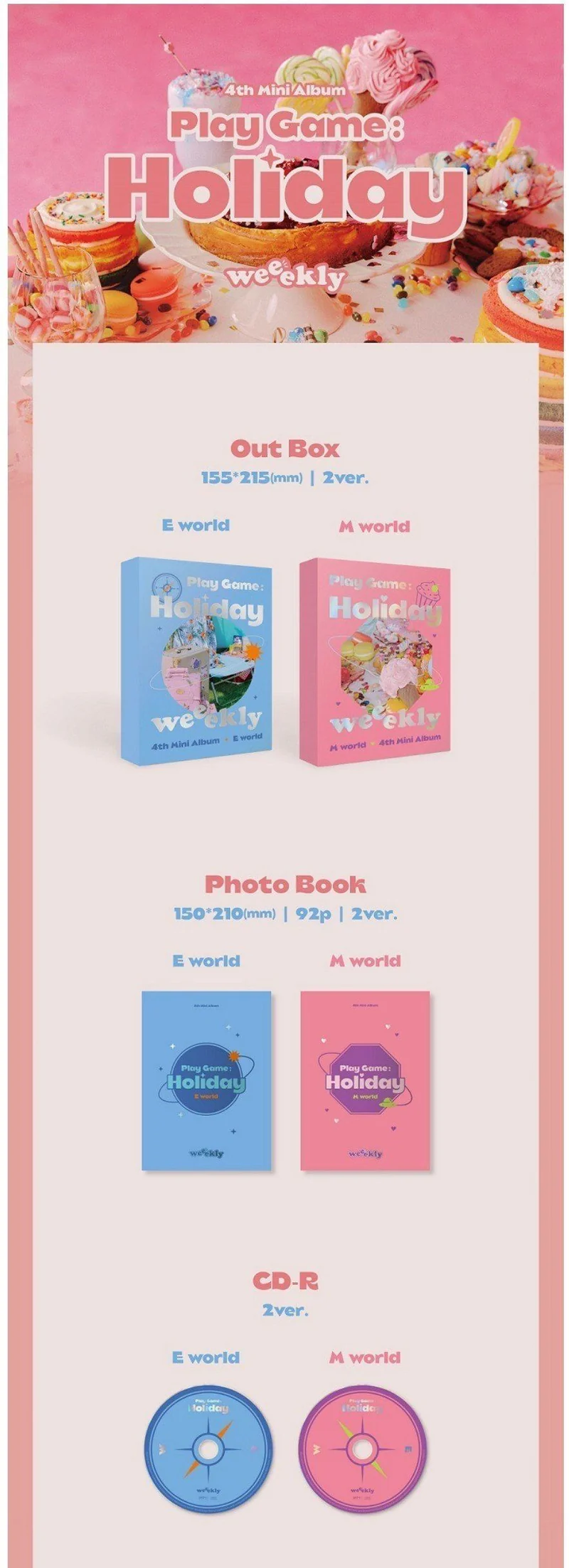 Weeekly - 4th Mini Album Play Game: Holiday