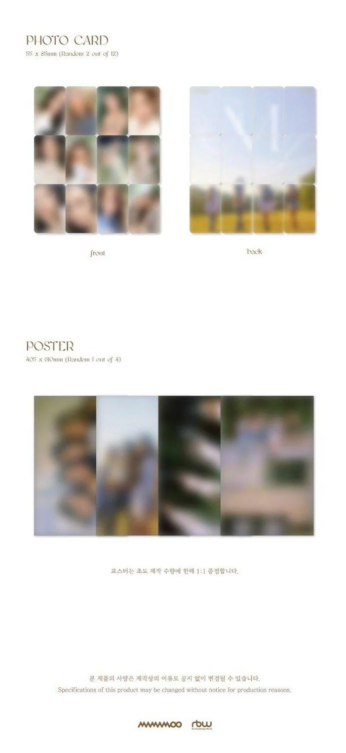 MAMAMOO - 11th Mini Album [WAW] - Pre-Order