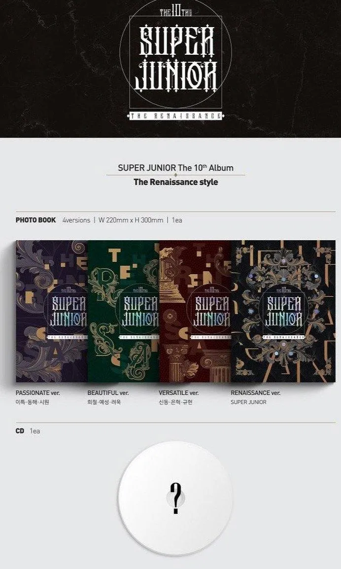 SUPER JUNIOR - Vol.10 [The Renaissance] (The Renaissance Style)