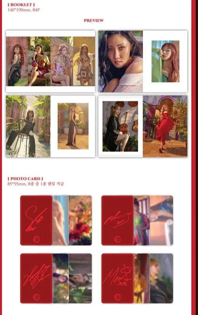MAMAMOO - 7th Mini Album [RED MOON]