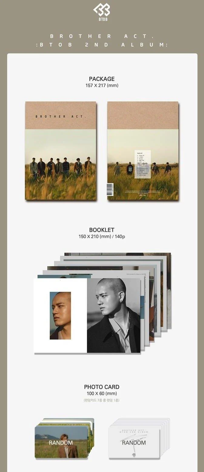 BTOB - Vol. 2 [BROTHER ACT]