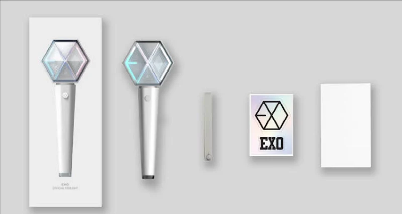 EXO - OFFICIAL FANLIGHT VER.3.0 - Lightstick with photo card