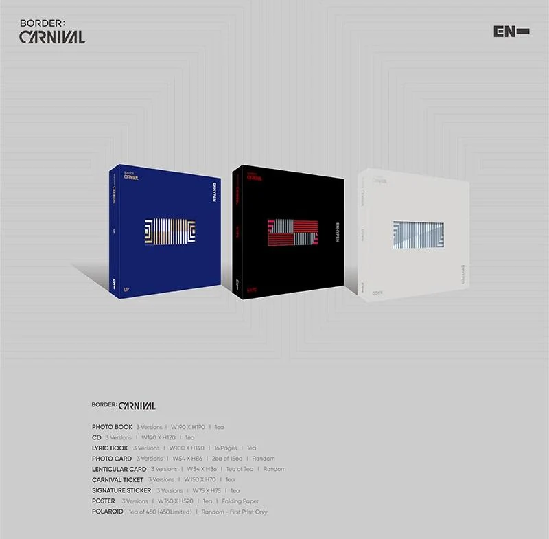 ENHYPEN - 2nd Mini Album - [BORDER : CARNIVAL]