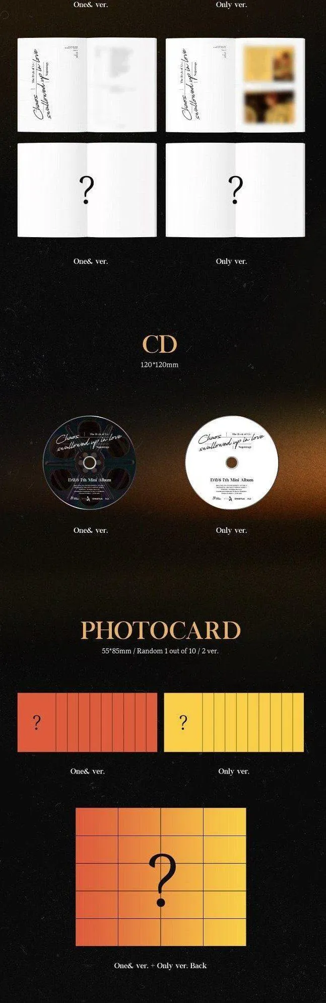 DAY6 - 7th Mini Album [The Book of Us: Negentropy]