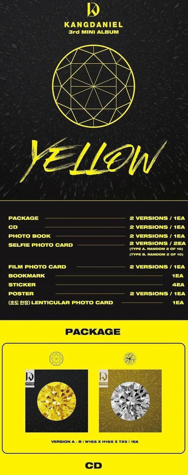 KANG DANIEL - Album [YELLOW]