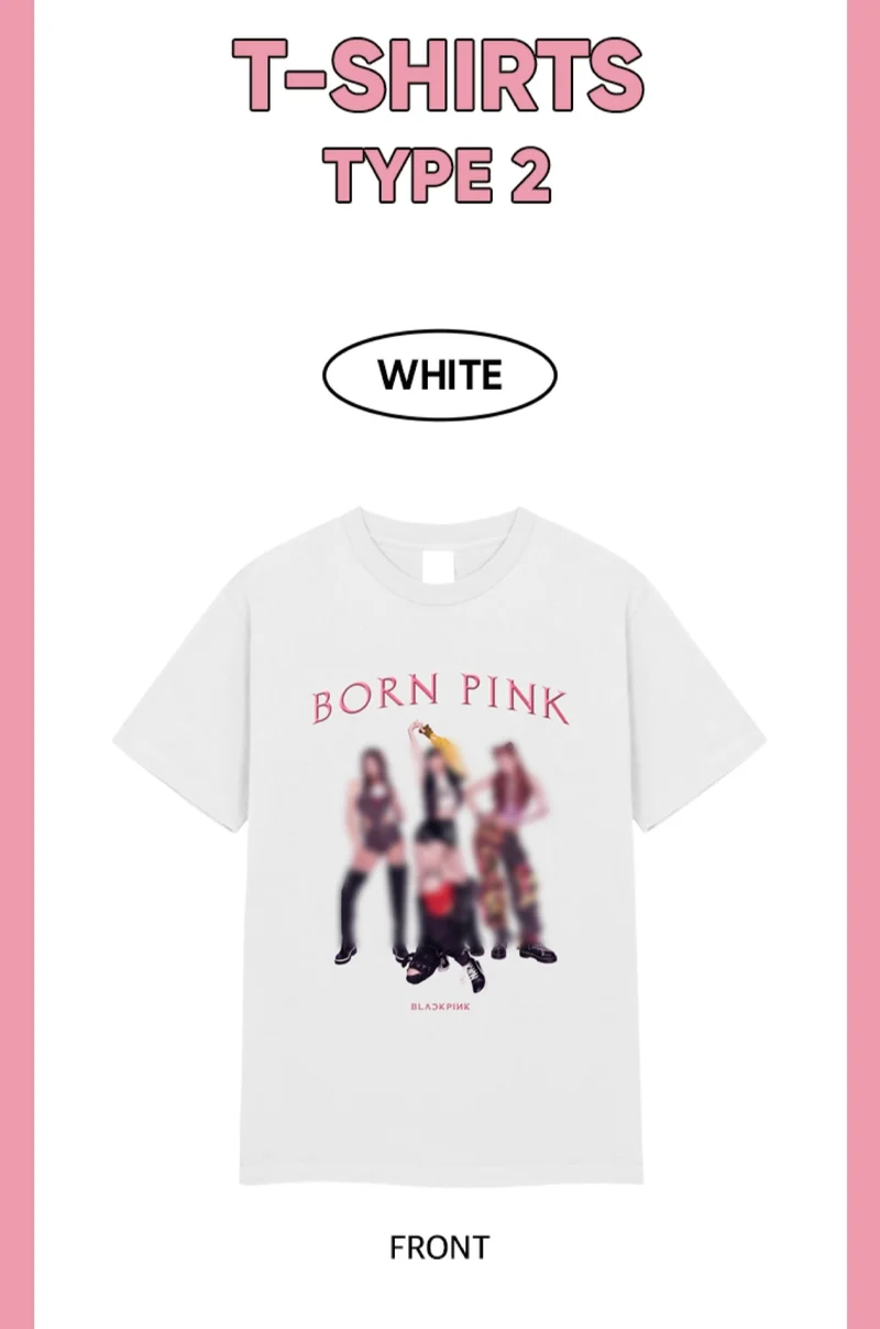 [BLACKPINK] Born Pink World Tour : Tour T-Shirts Type 2