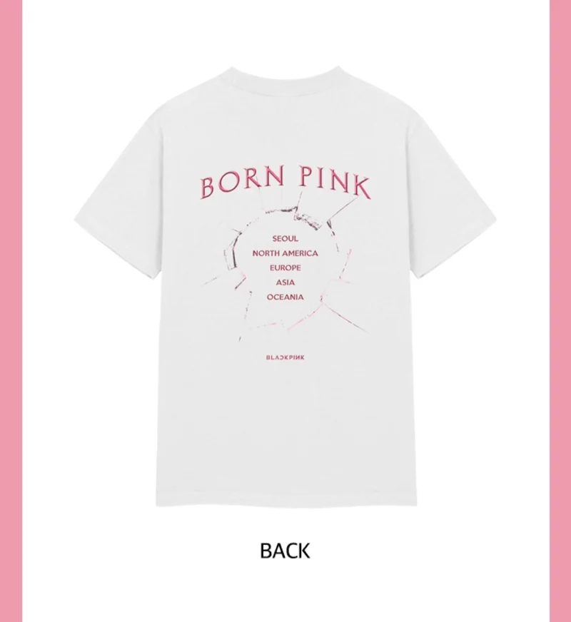 [BLACKPINK] Born Pink World Tour : Tour T-Shirts Type 2