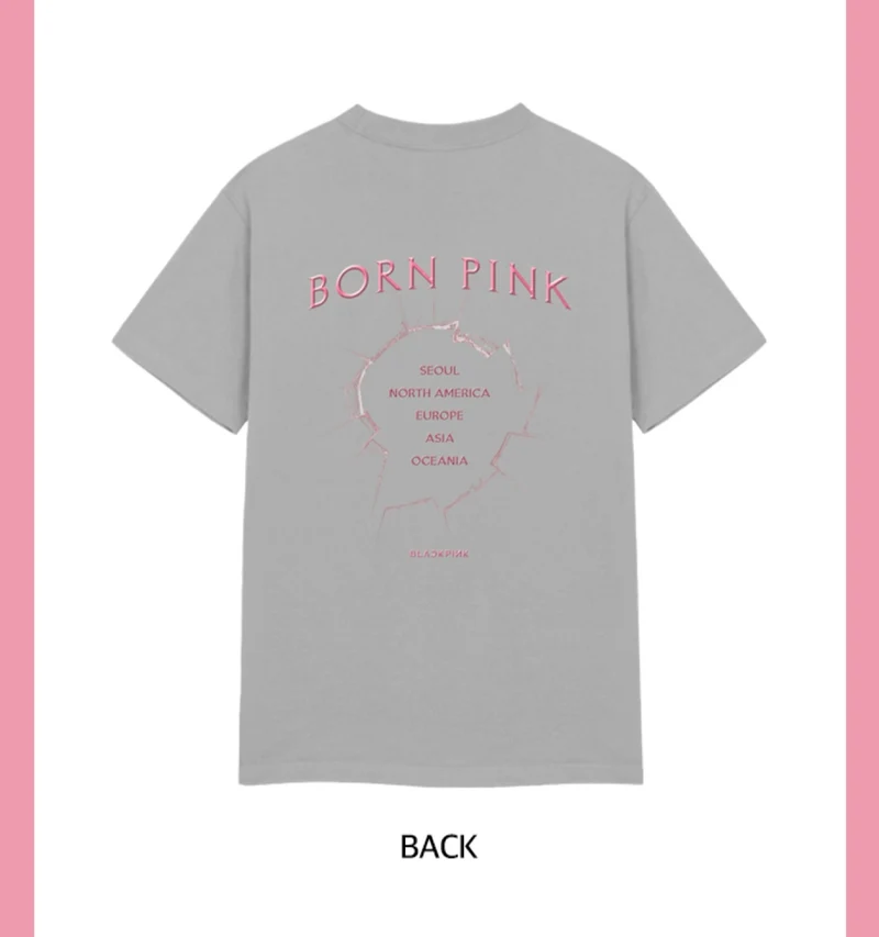[BLACKPINK] Born Pink World Tour : Tour T-Shirts Type 2